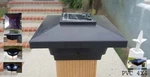 2-PK Solar 4X4 Black Cap Light With Bright White Smd Led For Pvc / Wood Posts. Fixed Price $32.99.
