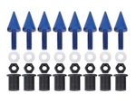 Speedmetal 524842 Windscreen Spike Bolt Kit Blue Made China. Fixed Price $14.21.