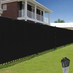 4' 5' 6' 8' Privacy Fence Garden Yard Windscreen Mesh Shade Cover Black. Fixed Price $33.99.