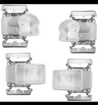 Veranda Traditional Williamsburg Angle Kit 4PACK White Rail Brackets New. Fixed Price $10.00.