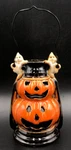 Ceramic Halloween Jack-o-lantern & Ghosts Tea Light Unused 6" Tii Collections. Fixed Price $21.95.