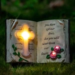 Candieslife Solar Bible Cross Garden Stakes Lights Waterproof Memorial Grave Dec. Fixed Price $48.58.
