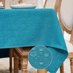 Waiter Tree 57X118" Faux Linen Wrinkle-free Waterproof Rectangle Tablecloth Lake. Fixed Price $59.98.