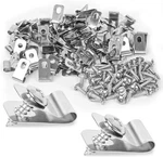 Pcs Fence Wire Clamps Stainless Steel Fencing Mounting Clips WITH120. Fixed Price $17.39.