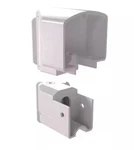 Peak 36950 White Aluminum Deck Railing Horizontal Angle Bracket Kit. Fixed Price $37.95.
