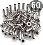 60 Pack Cable Railing Protector Sleeves - Stainless Steel T316 Marine Grade. Fixed Price $32.79.
