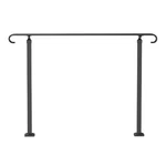 Handrails For Outdoor Steps, Fit 3-5 Stair Railing, Wrought. Fixed Price $82.47.