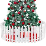 Uratot 20 Pieces Christmas Tree Thick White Plastic Picket Fence For. Fixed Price $26.05.