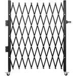 Single Folding Steel Security Door 51.57X75IN Expandable W/black Powder Coat. Fixed Price $155.99.