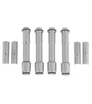 Pushrod Tube Cover Set Kit Chrome For 99-17 Harley Twin Cam 60932. Fixed Price $50.00.