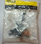 New Stanley Self-locking Black Gate Latch, Number 81-4002. Fixed Price $15.99.