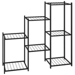 Flower Stand Outdoor Patio Multiple Storage Display Rack Black Iron Vidaxl. Fixed Price $49.99.
