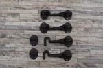 4X Cast Iron Twist Turn Latch Door Gate Cabin Hook & Eyelet Stopper. Fixed Price $36.80.
