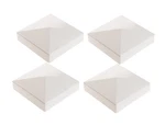 4INCH Vinyl Pyramid Style Fence Post Cap X. Fixed Price $18.37.