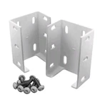 X Pack Of Freedom 73013963 2-PK 4 Heavy Duty White Aluminum Rail Bracket Kit. Fixed Price $14.99.
