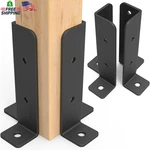 Pcs Adjustable Deck Post Anchor Brackets Kit - Fit 1.5X1.5, 2X2, 2X4, 4X4. Fixed Price $25.25.