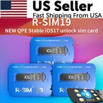 R-SIM19 New Qpe Stable Unlock Card For Iphone 15 Plus 14 13 Pro Max 12 IOS17. Fixed Price $10.39.