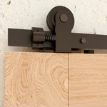 4-16FT Top Mount Steel Sliding Barn Hardware Kit For Single/ Double Doors. Fixed Price $65.26.
