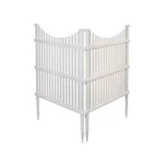 White 4FT X 3FT Vinyl Privacy Screen (2-PCS) Weather Resistant Fence Panel Set. Fixed Price $119.99.