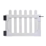 Zippity Outdoor Products Picket Fence Gate White Vinyl Stainless Steel Hardware. Fixed Price $240.41.