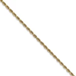 2MM, 14K Yellow Gold, D/c Quadruple Rope Chain Necklace. Fixed Price $1586.98.