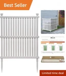 45.5IN X 36.5IN 1 Panel No Dig Enclo Wilmington White Vinyl Privacy Scree.... Fixed Price $91.99.