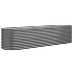 Raised Garden Bed Flower Galvanized Steel Outdoor Planter Vidaxl. Fixed Price $93.99.