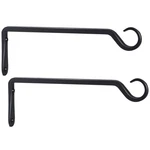 Ailin Yelokie 2-PACK Forged Wall Hooks 12" Plant Hanger, Bird Feeder Bracket. Fixed Price $20.84.