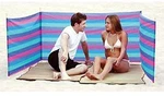 Sport Design Beach Wind Screen Including Umbrella 30" X 192", Multi Stripe. Fixed Price $56.78.