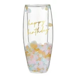 Slant Collections Double-wall Stemless Champagne Glass Colorful Confetti. Fixed Price $30.11.