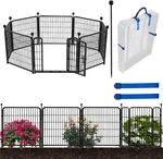 32" Garden Fence With Gate, 8 Panels, 17.7 Ft Heavy Duty Dog Fencing. Fixed Price $149.99.