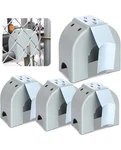 Pack Poly Covers W/ Brackets For 3", 4", 6 5/8" Cantilever Gate Rollers. Fixed Price $34.75.