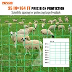 Vevor Electric Fence Netting, 35" X 164' L, Pe Fencing With Posts & Double. Fixed Price $152.95.