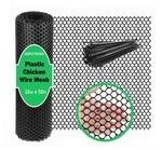 Plastic Chicken Wire Mesh 16IN X 50FT Garden Poultry Fence 0.3" Openings. Fixed Price $48.50.