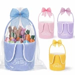 4 Pack Easter Bunny Basket Corduroy Egg Hunt Bag With Handle Rabbit To.... Fixed Price $48.32.