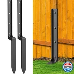 Nessxa 8 Pack Fence Post Repair Kit 33.6 Heavy Duty Stakes. Fixed Price $186.16.