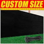 Colourtree Black 8 Ft Tall Fence Privacy Mesh Custom Size. Fixed Price $89.99.