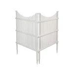 White 4FT X 3FT Vinyl Privacy Screen (2-PCS) Weather Resistant Fence Panel Set. Fixed Price $102.59.