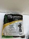 Dare SNUG-STP-25 Black Plastic 1 In. Wire T-post Insulator. Fixed Price $14.99.