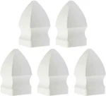 Pieces 1/2" Vinyl Picket Fence Post Cap Pointed Gothic New Orleans Style 1.5. Fixed Price $17.99.