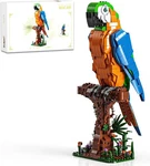Macaw Parrot Creative Building Blocks Sets For Kids & Adults -1138 Pcs. Fixed Price $75.95.