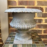 Vintage Metal Wrought Iron Planter 8 X Indoor Outdoor Garden Decor. Fixed Price $63.00.