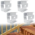 Lifgarfe 4PCS 6"X6" Post Base Anchor Concrete Deck Bracket Fit 6X6. Fixed Price $42.01.