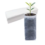 Belit 50 Pcs Deep Nursery Grow Bags, 7.5"X13.5", White. Fixed Price $20.99.