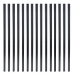 26 Inches Estate Square Iron Balusters For Decking Railing Patio Fence, Mod. Fixed Price $76.02.