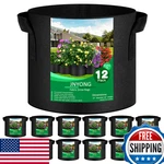 Jnyong 12-PACK 5 Gallon Thickened Non-woven Grow Bags Aeration Fabric Pots. Fixed Price $32.75.