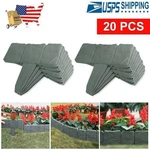 Cobbled Stone Effect Plastic Garden Lawn Border Edging Imountek 20 Pcs. Fixed Price $22.99.