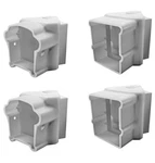 Xpanse 73012498 Premier Left/right Angle Brackets White Barrette. Fixed Price $28.97.