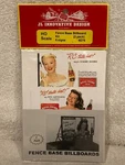 Fence Base Billboard Kit - 1:87 Ho Scale Jl Innovative Design Item #276. Fixed Price $9.00.