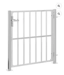 Nib Vidaxl 39.4X39.4 Garden Gate Locking Fence Stainles Steel-read Desc.. Fixed Price $125.00.